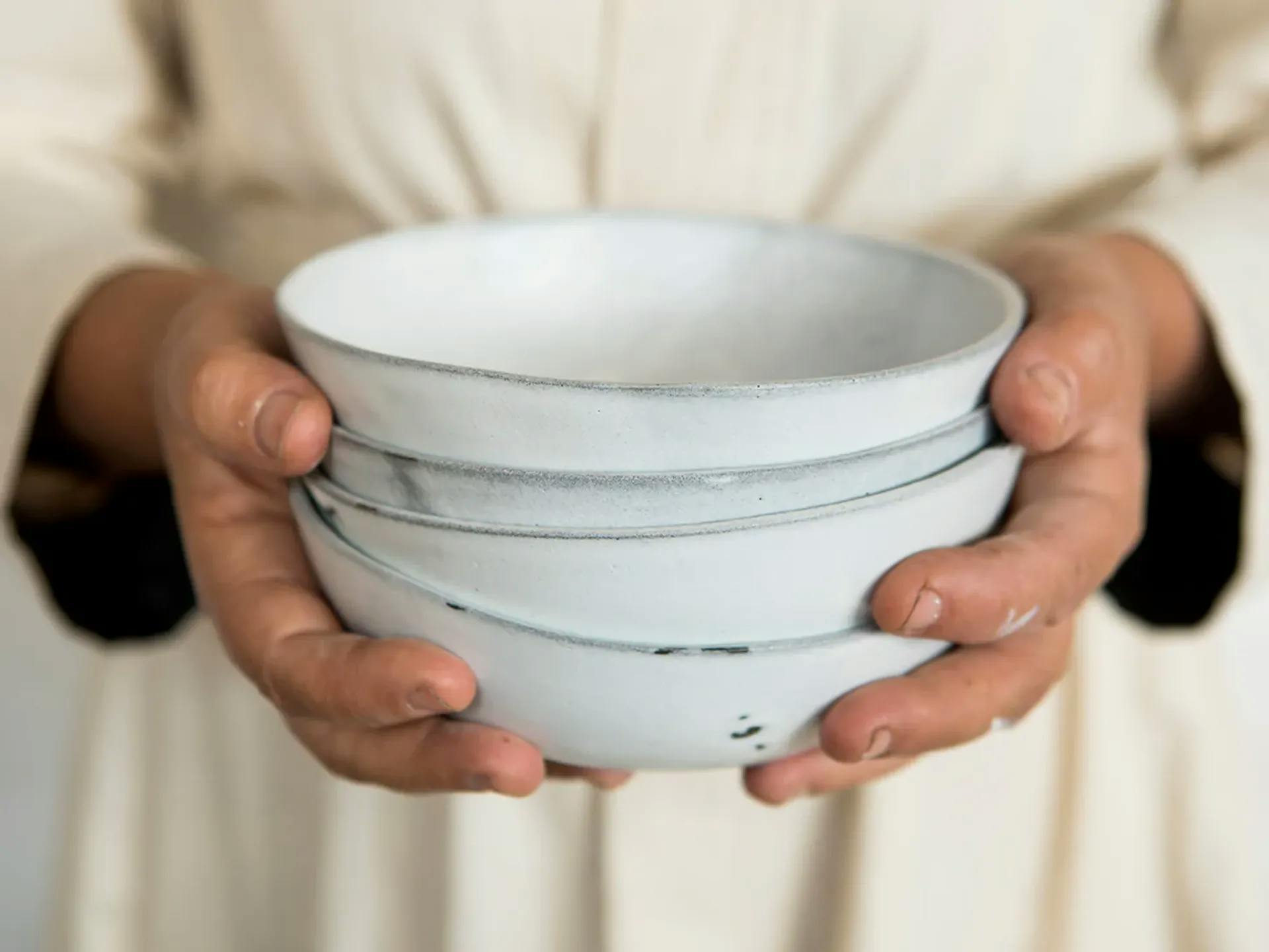 Ceramic Small Cotton Bowl